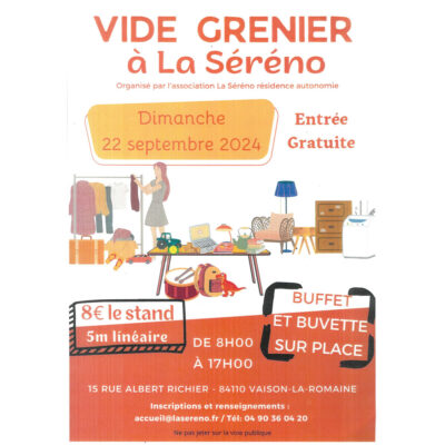 Vide grenier de La Sereno